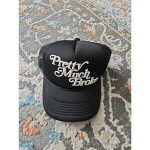 APTHCRY Pretty Much Broke Trucker Foam RAISED LETTERS Snapback Hat Cap
